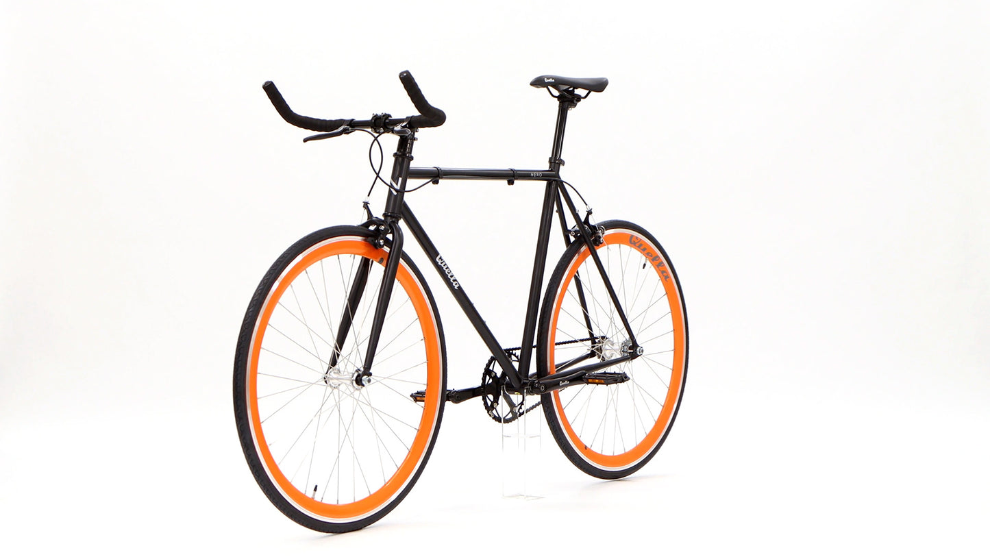 Nero Courier Orange Single-Speed Bike