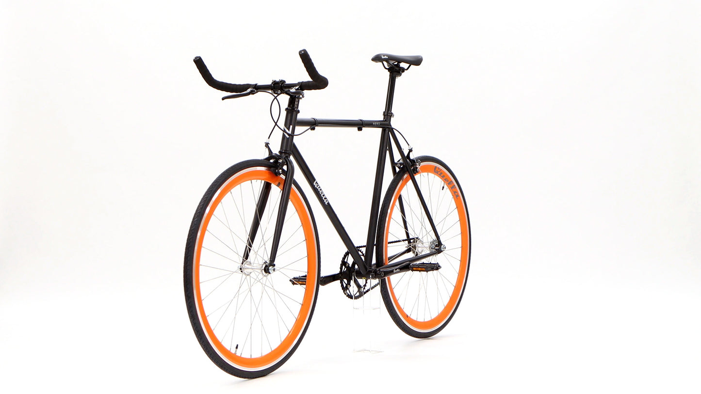 Nero Courier Orange Single-Speed Bike