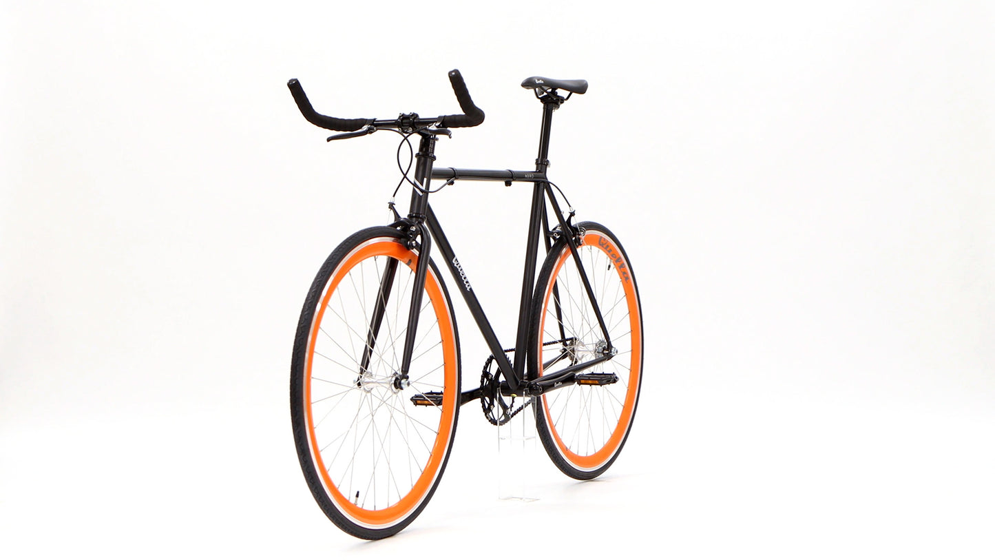 Nero Courier Orange Single-Speed Bike