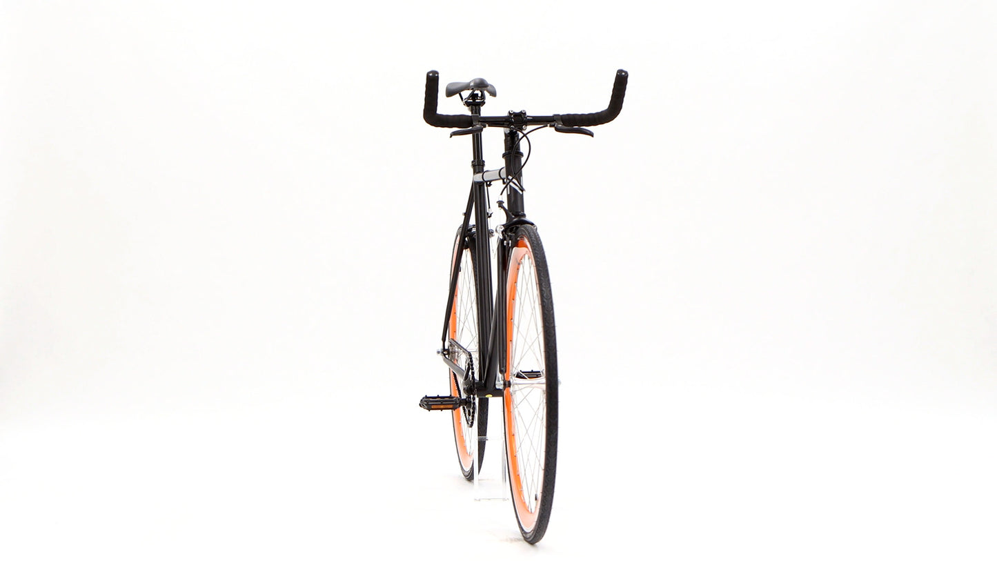 Nero Courier Orange Single-Speed Bike