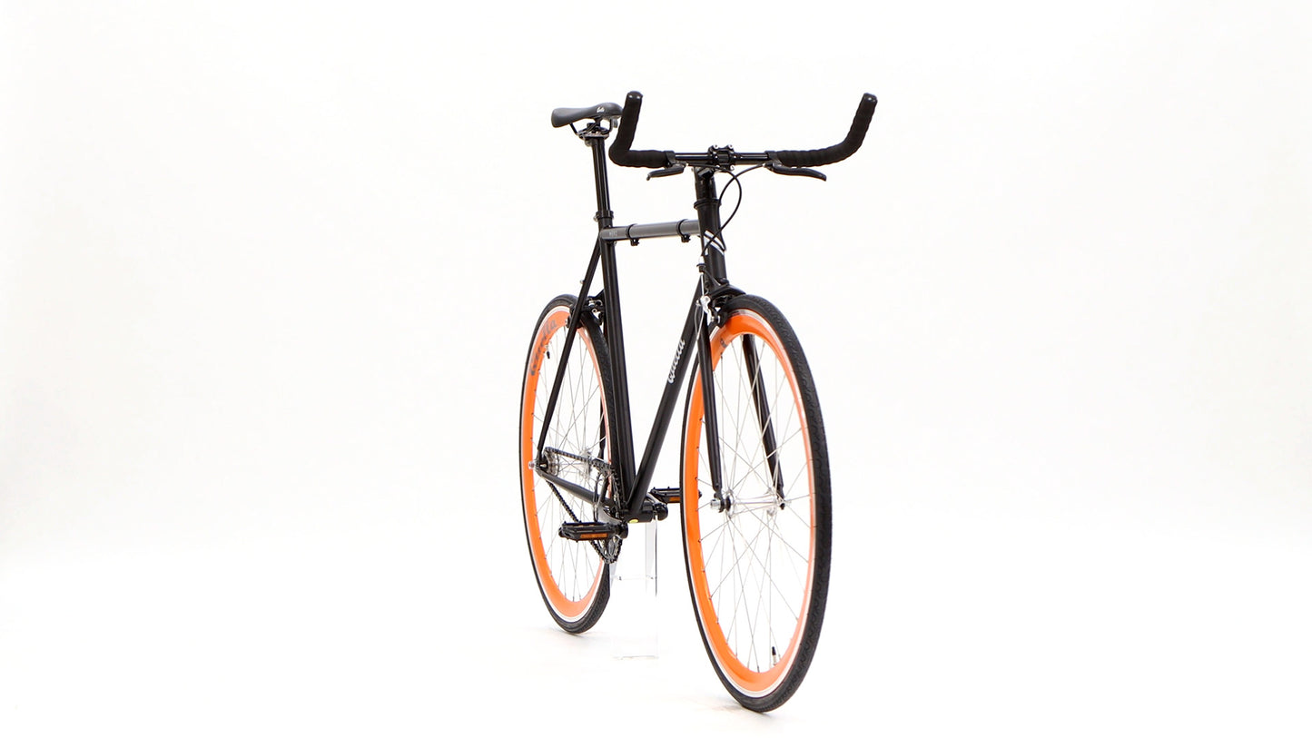 Nero Courier Orange Single-Speed Bike