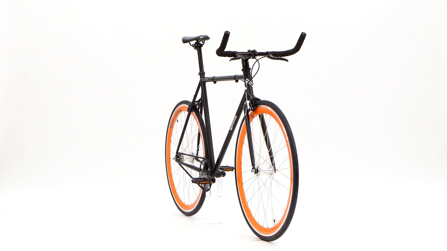 Nero Courier Orange Single-Speed Bike