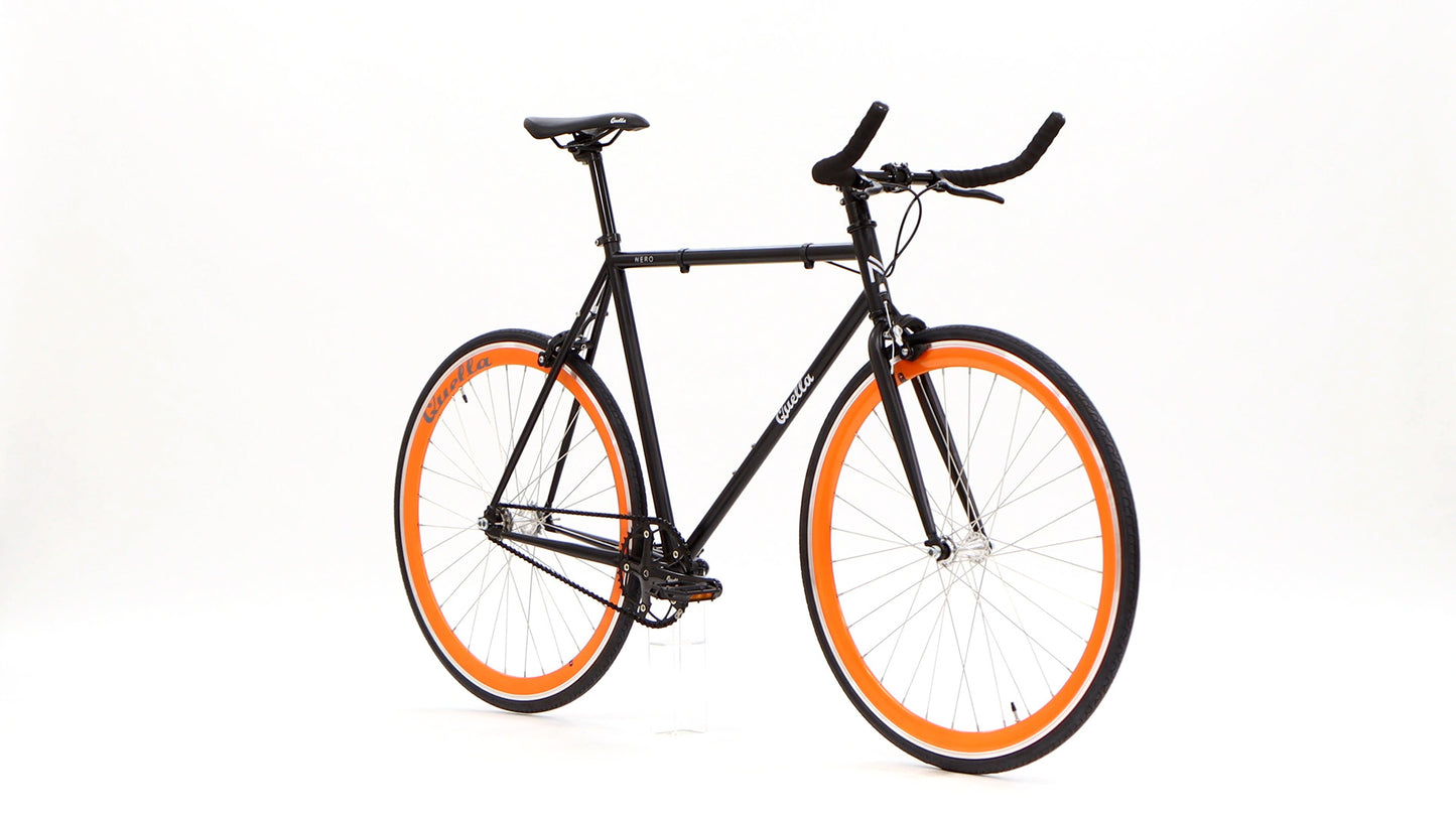 Nero Courier Orange Single-Speed Bike