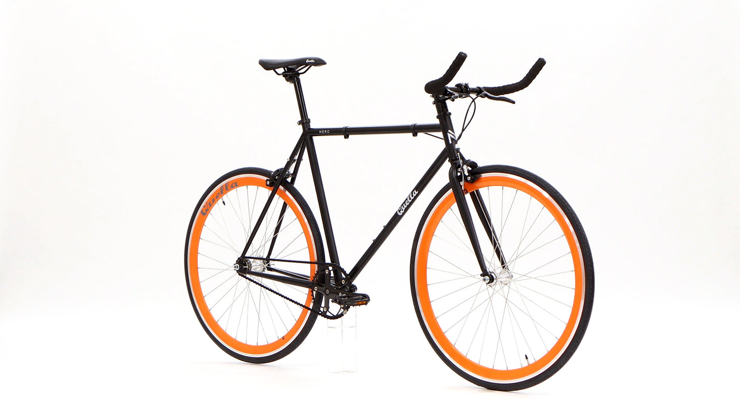 Nero Courier Orange Single-Speed Bike