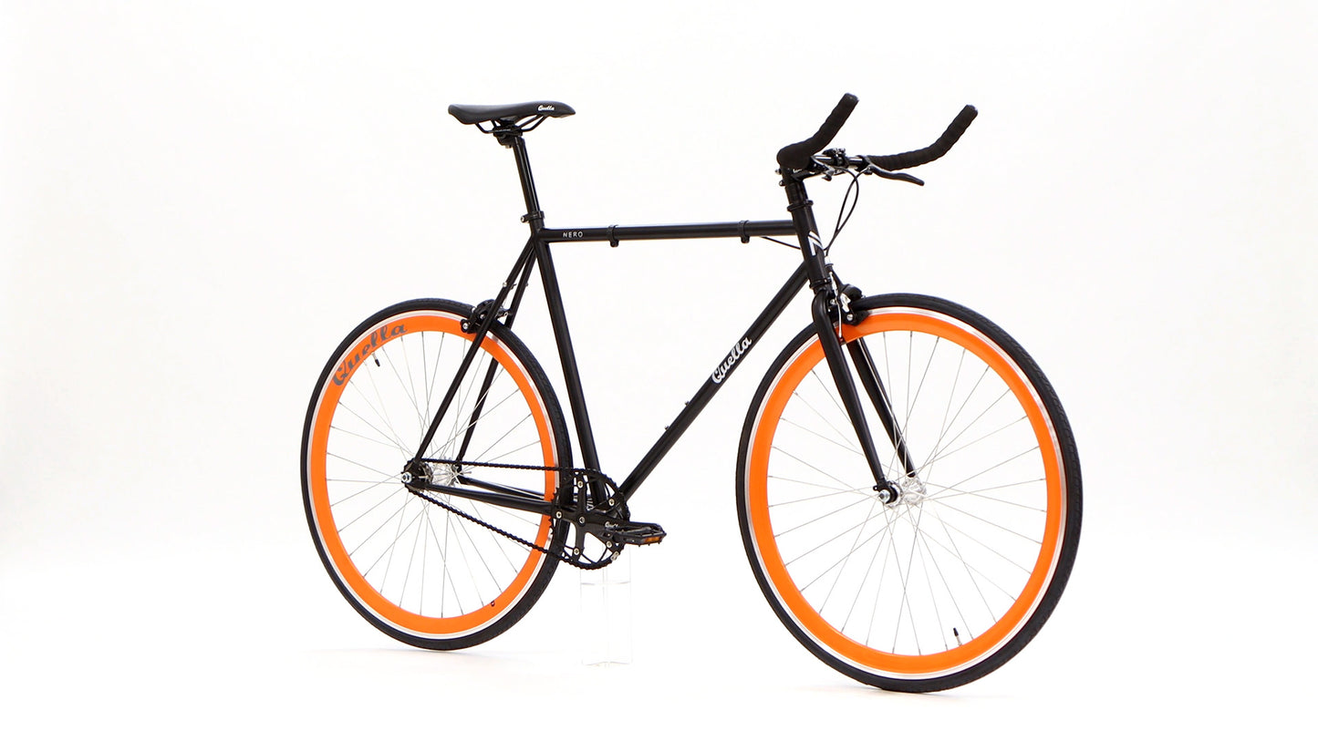 Nero Courier Orange Single-Speed Bike