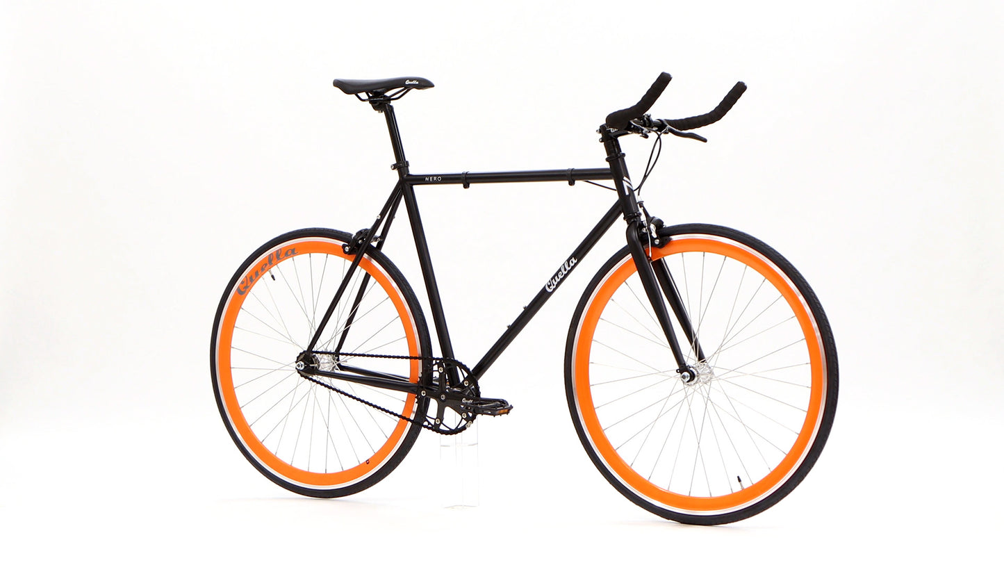 Nero Courier Orange Single-Speed Bike