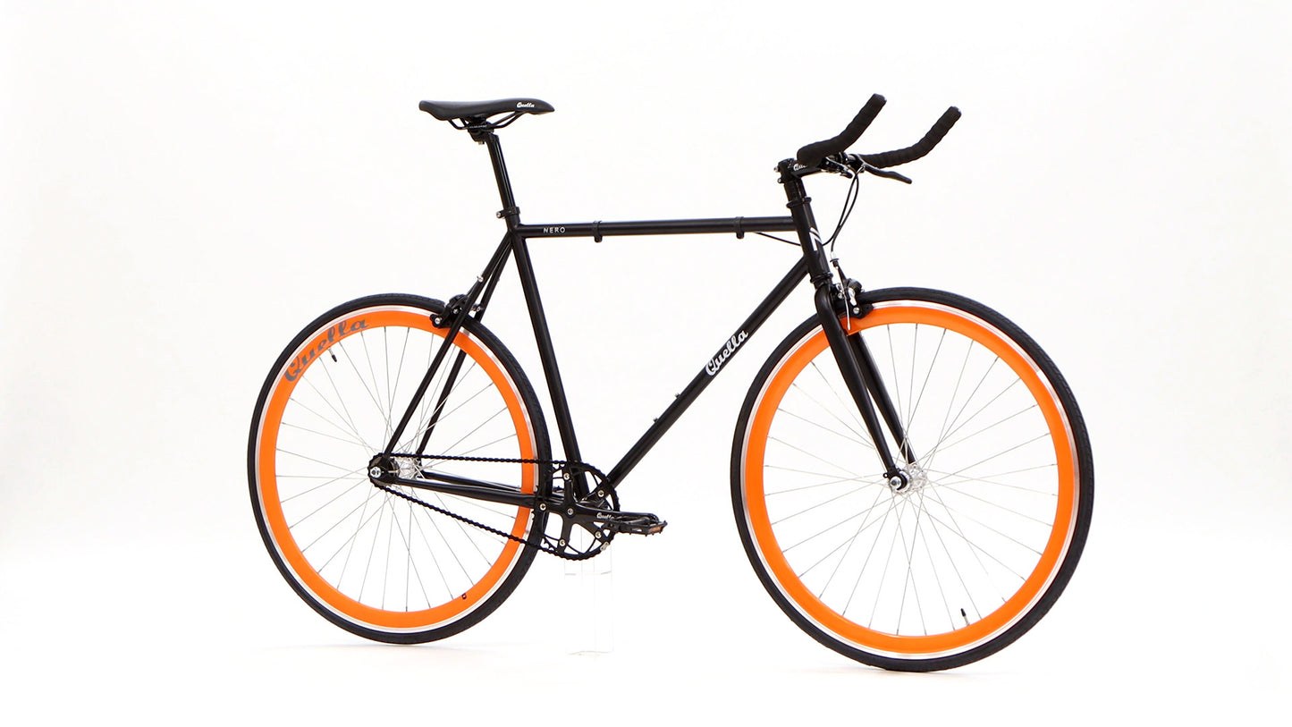 Nero Courier Orange Single-Speed Bike