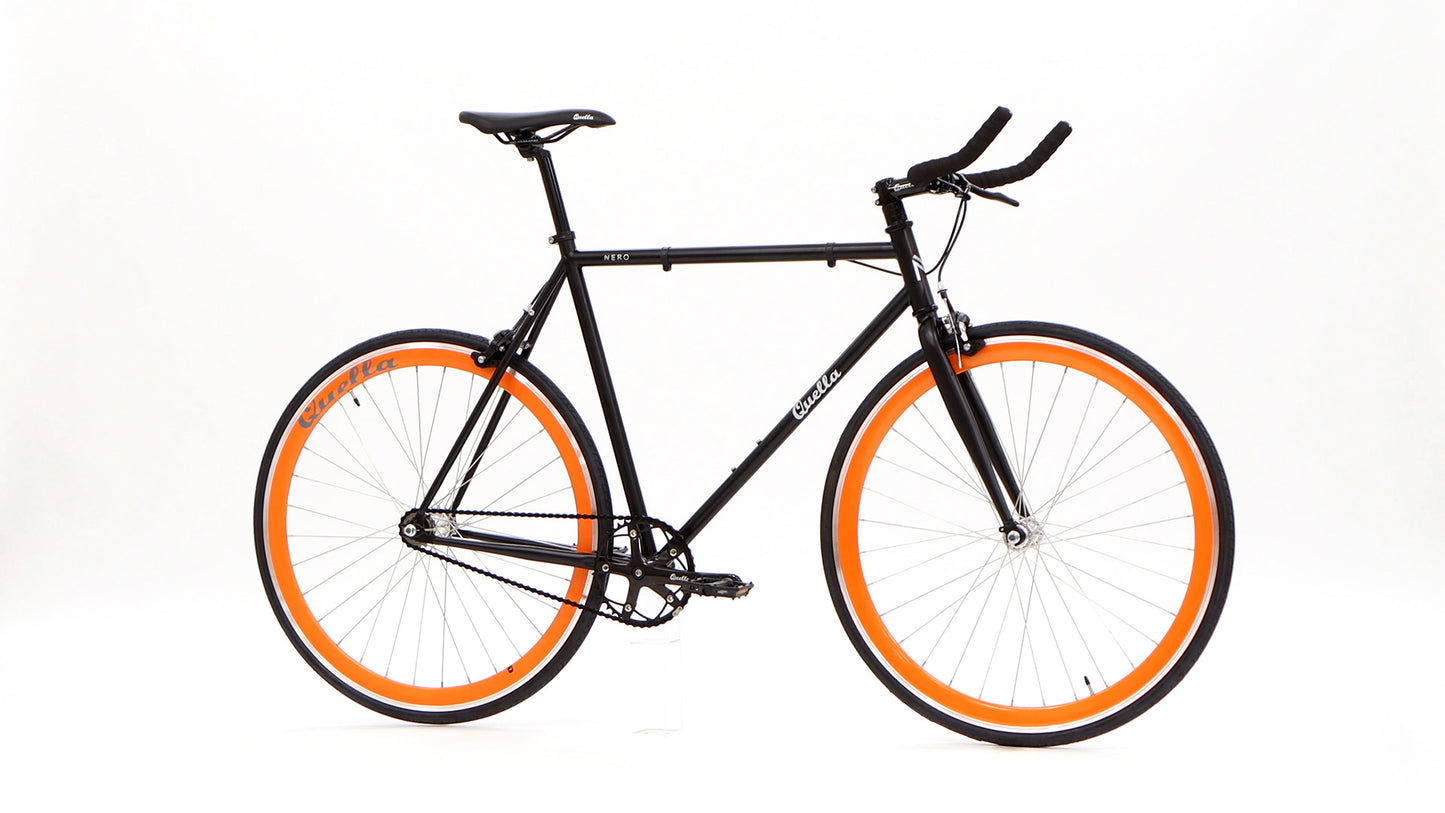 Nero Courier Orange Single-Speed Bike