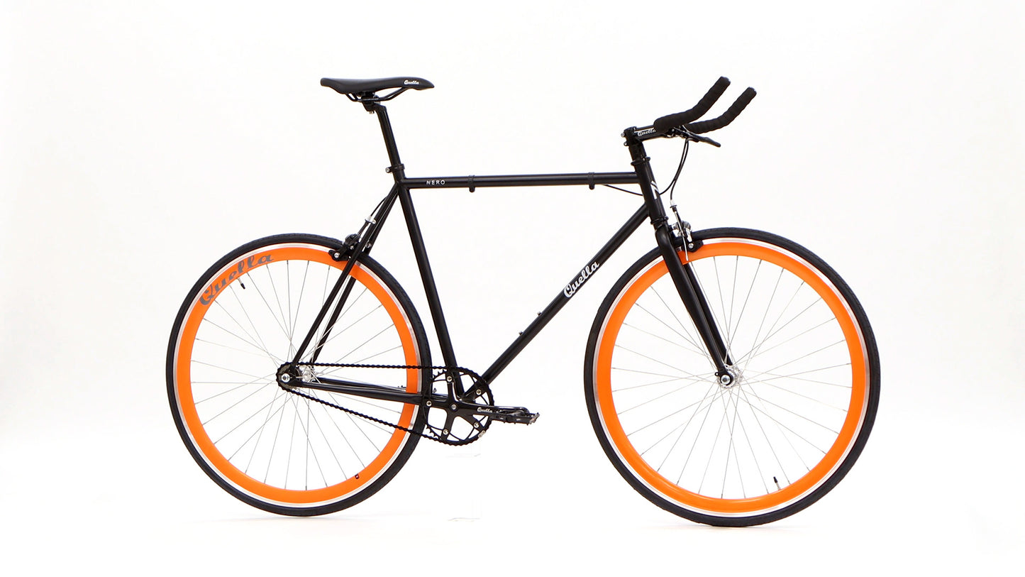 Nero Courier Orange Single-Speed Bike