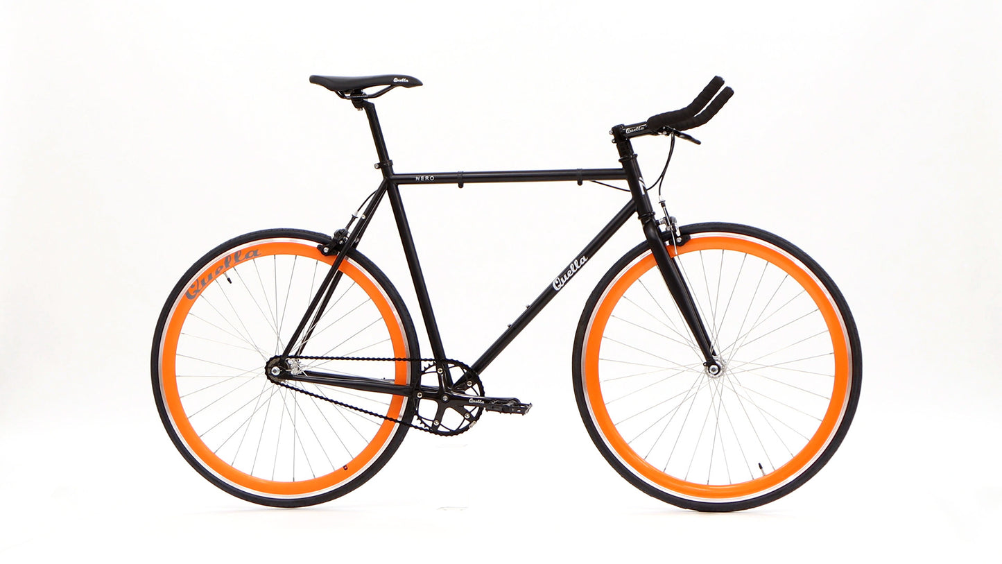 Nero Courier Orange Single-Speed Bike