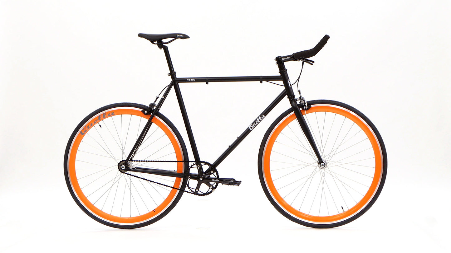 Nero Courier Orange Single-Speed Bike