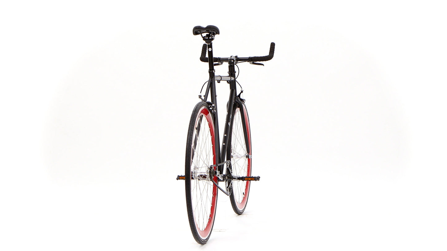 Nero Courier Red Single Speed Bike