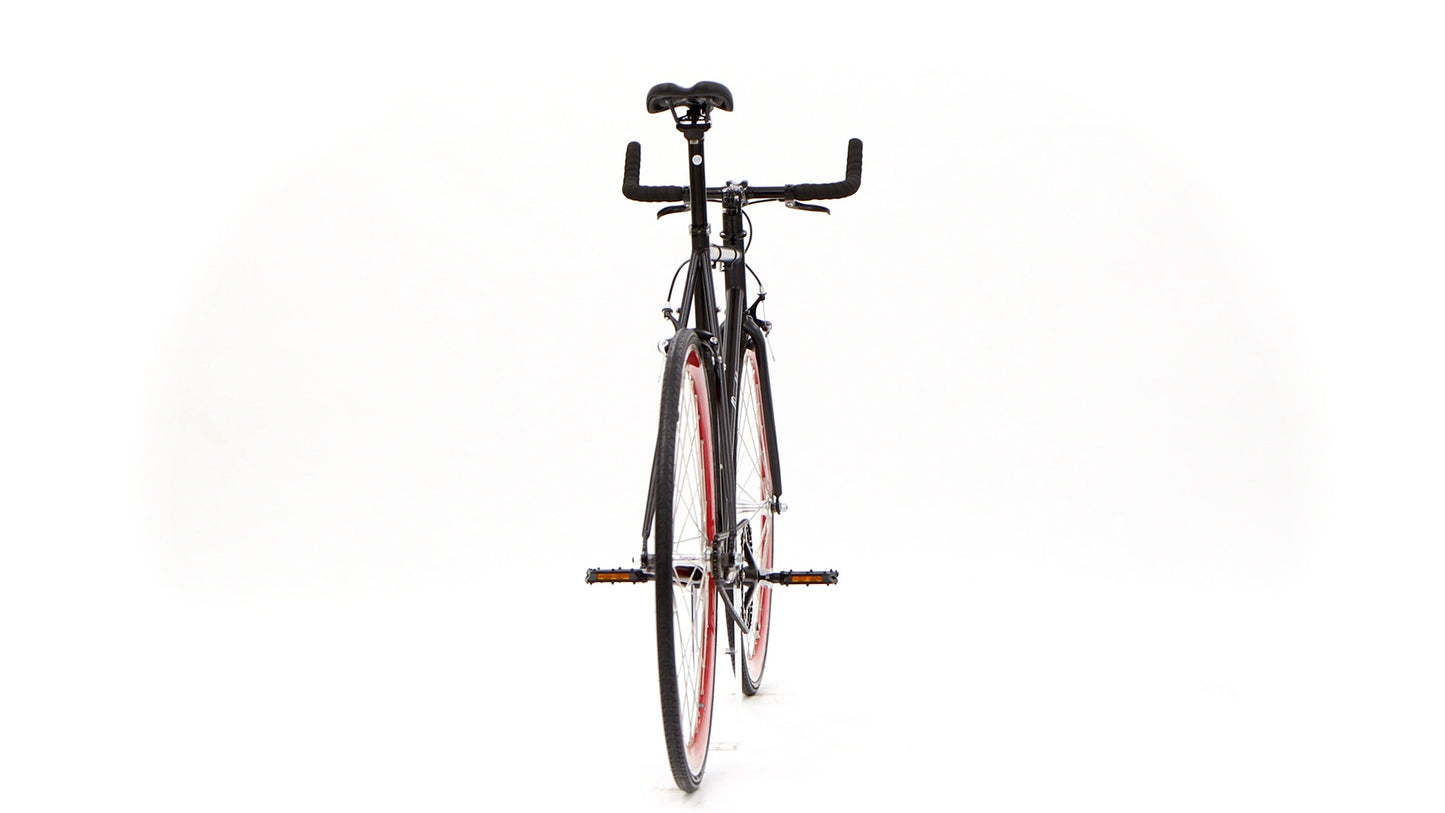 Nero Courier Red Single Speed Bike