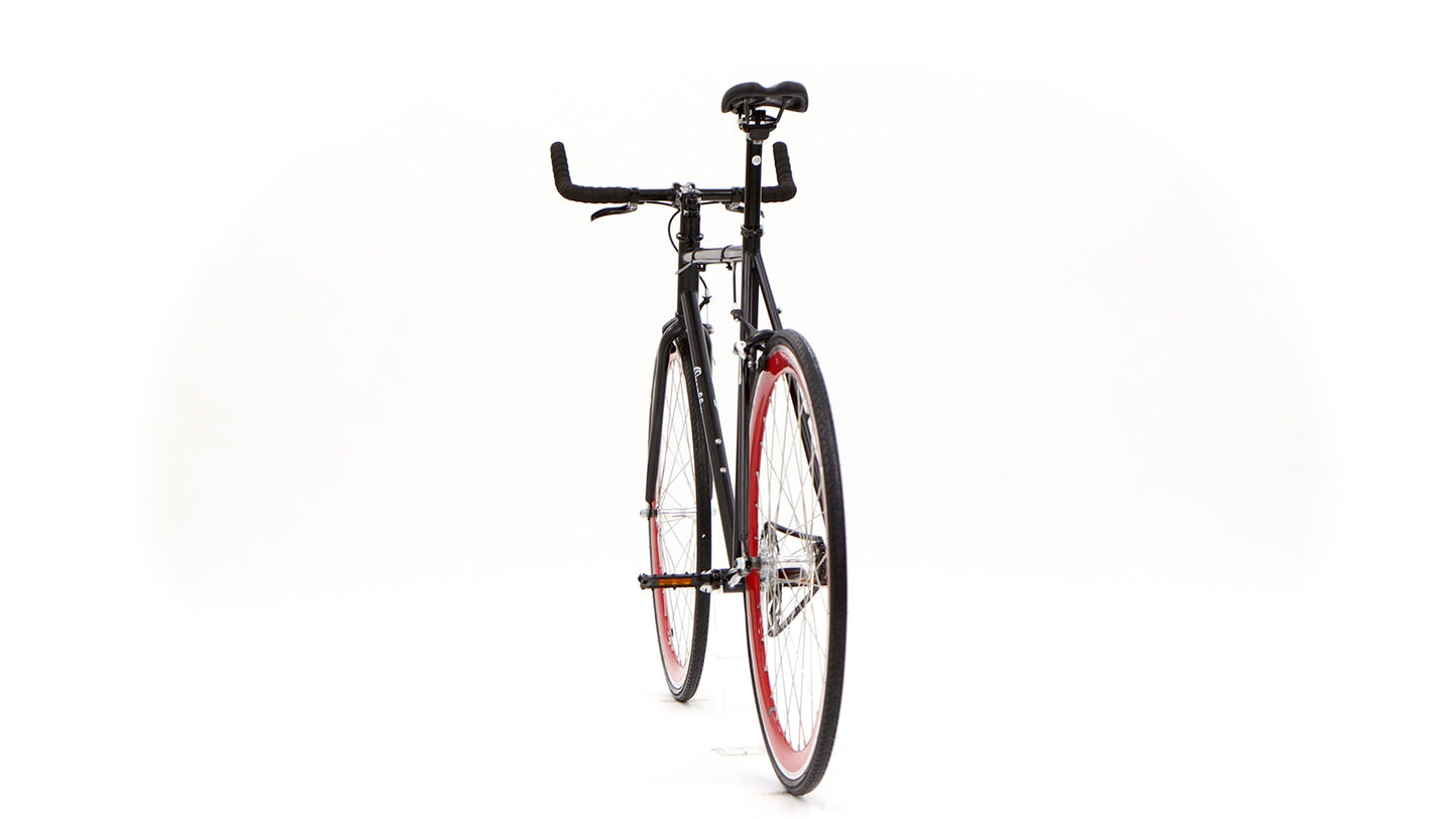 Nero Courier Red Single Speed Bike