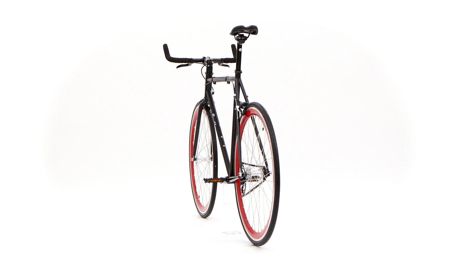 Nero Courier Red Single Speed Bike