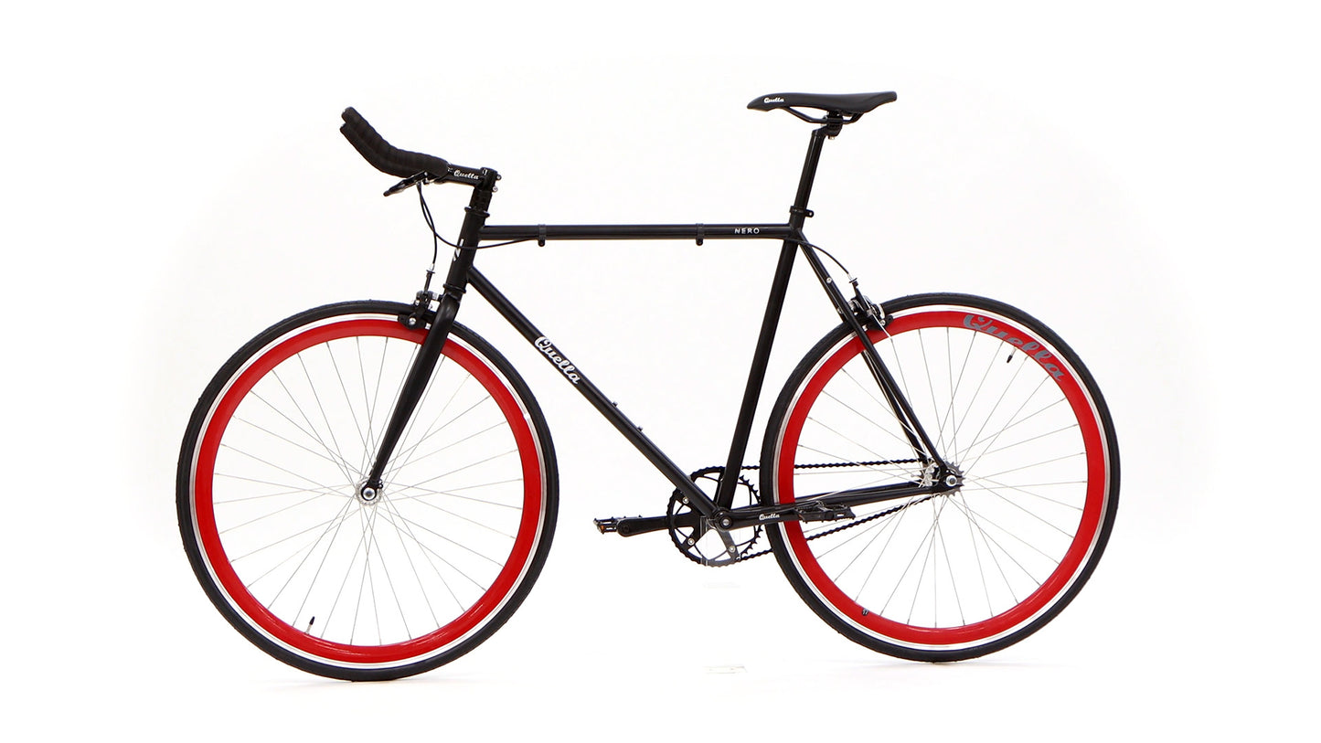 Nero Courier Red Single Speed Bike