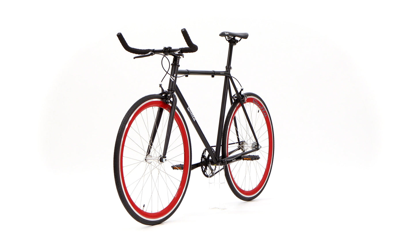 Nero Courier Red Single Speed Bike