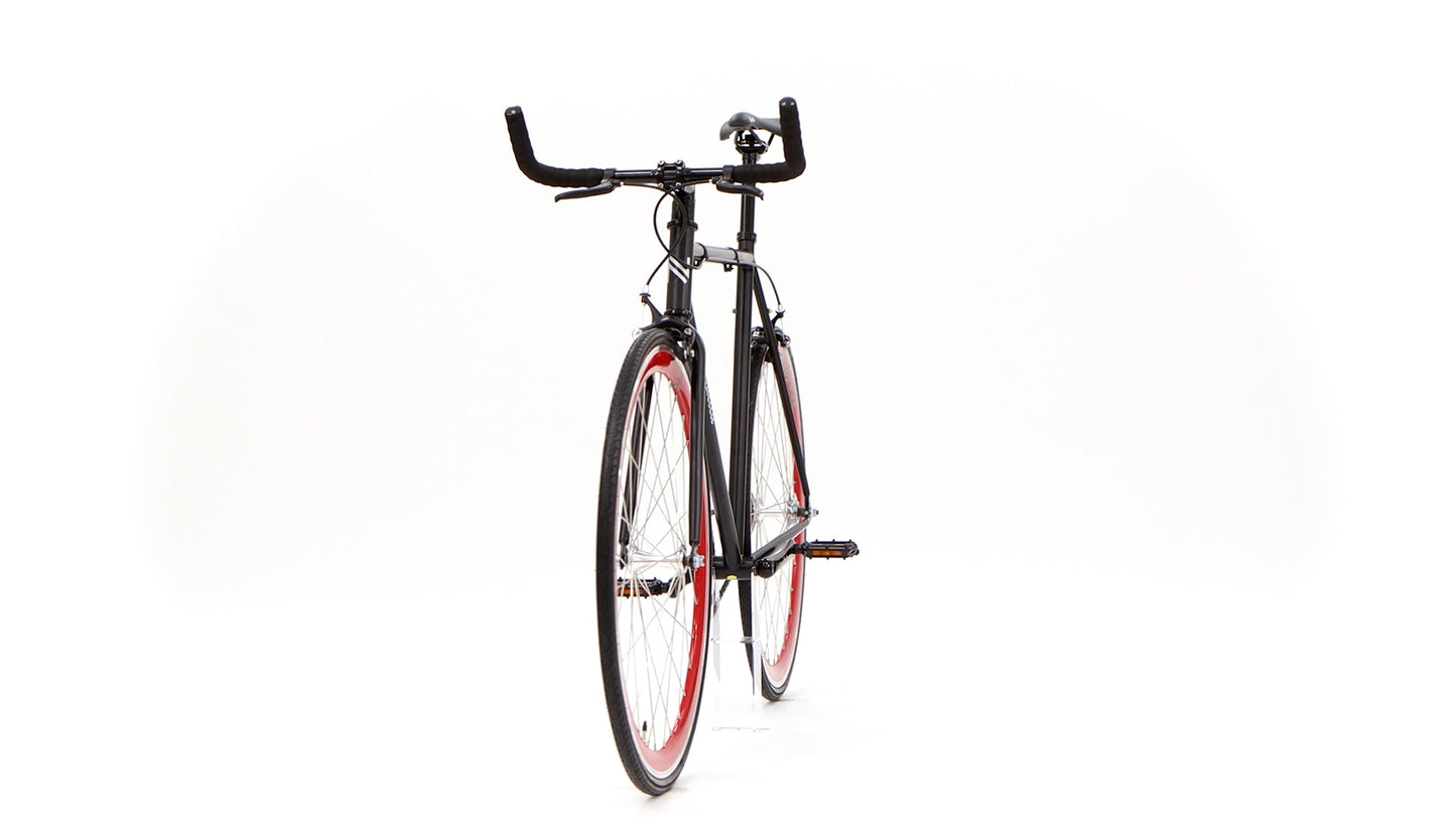 Nero Courier Red Single Speed Bike