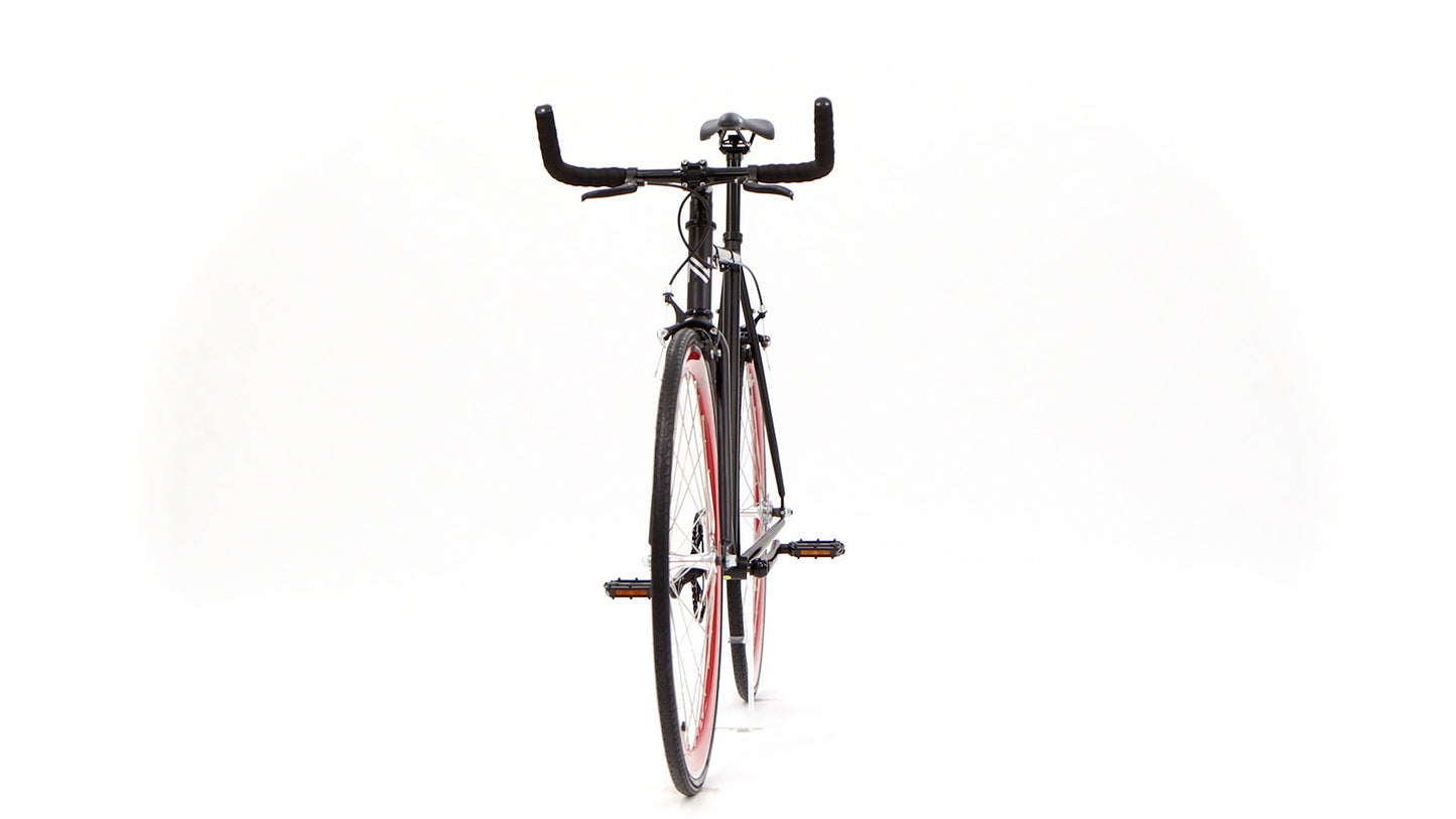 Nero Courier Red Single Speed Bike