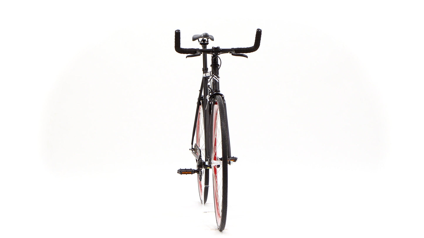 Nero Courier Red Single Speed Bike