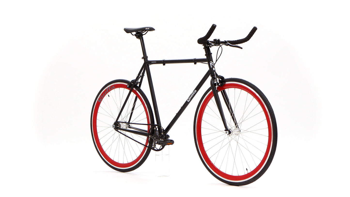 Nero Courier Red Single Speed Bike