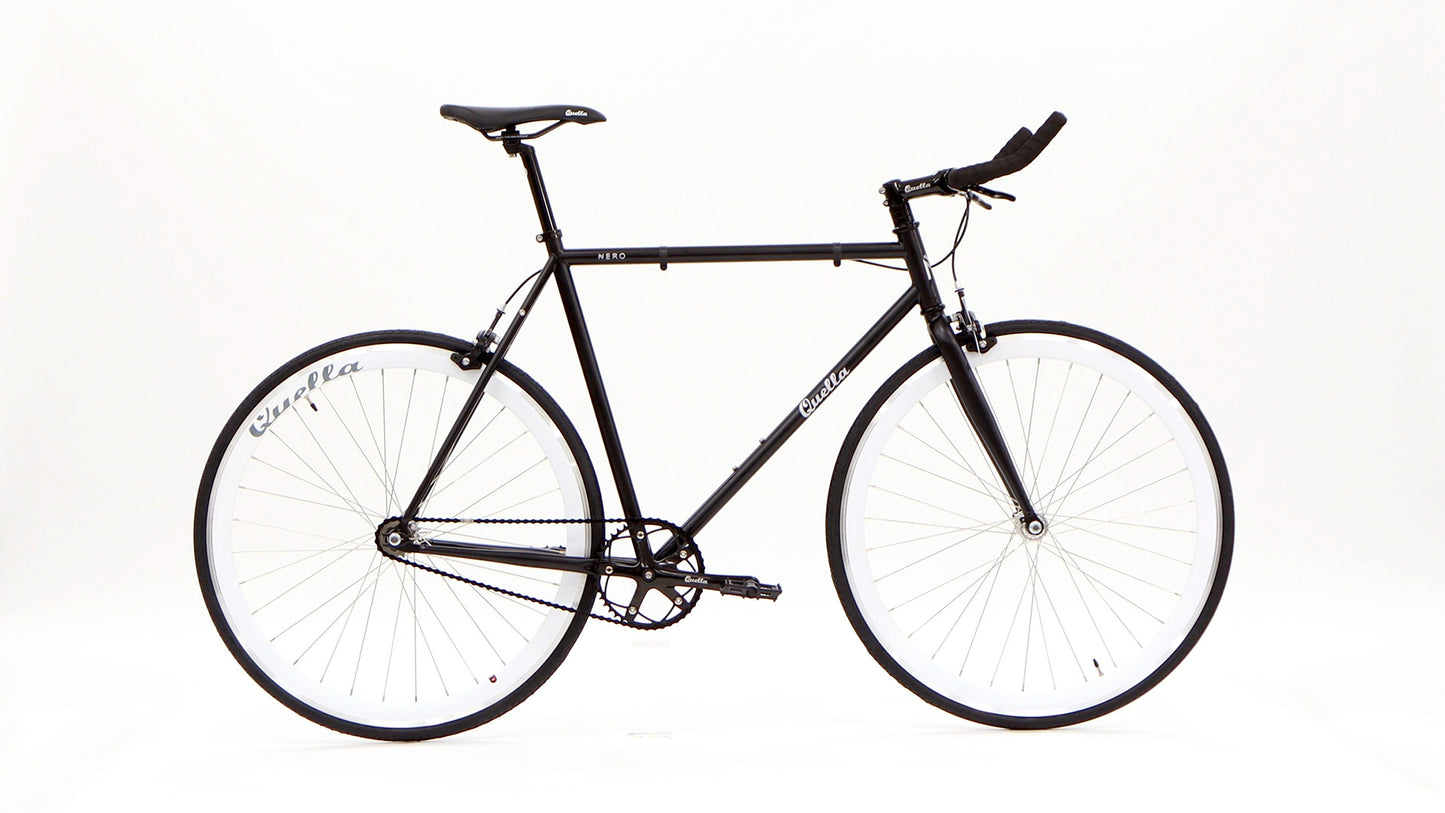 Nero Courier White Single Speed Bike