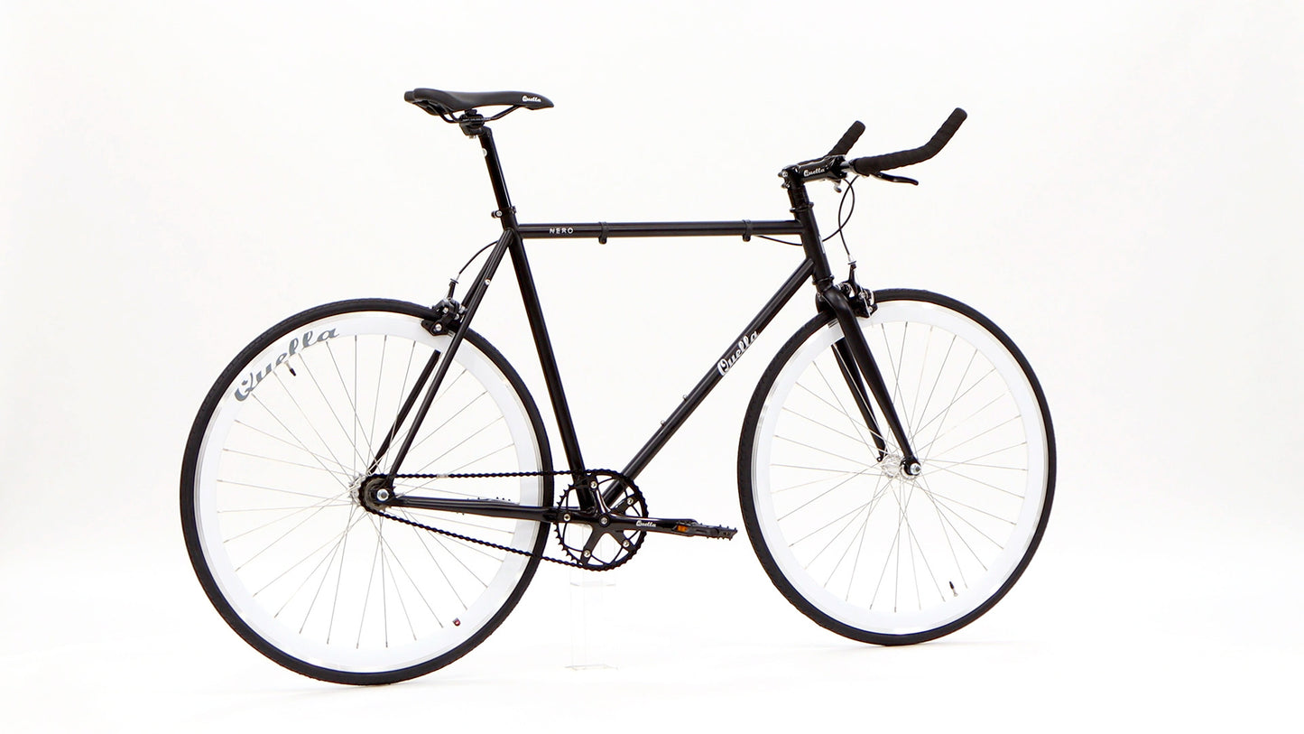 Nero Courier White Single Speed Bike