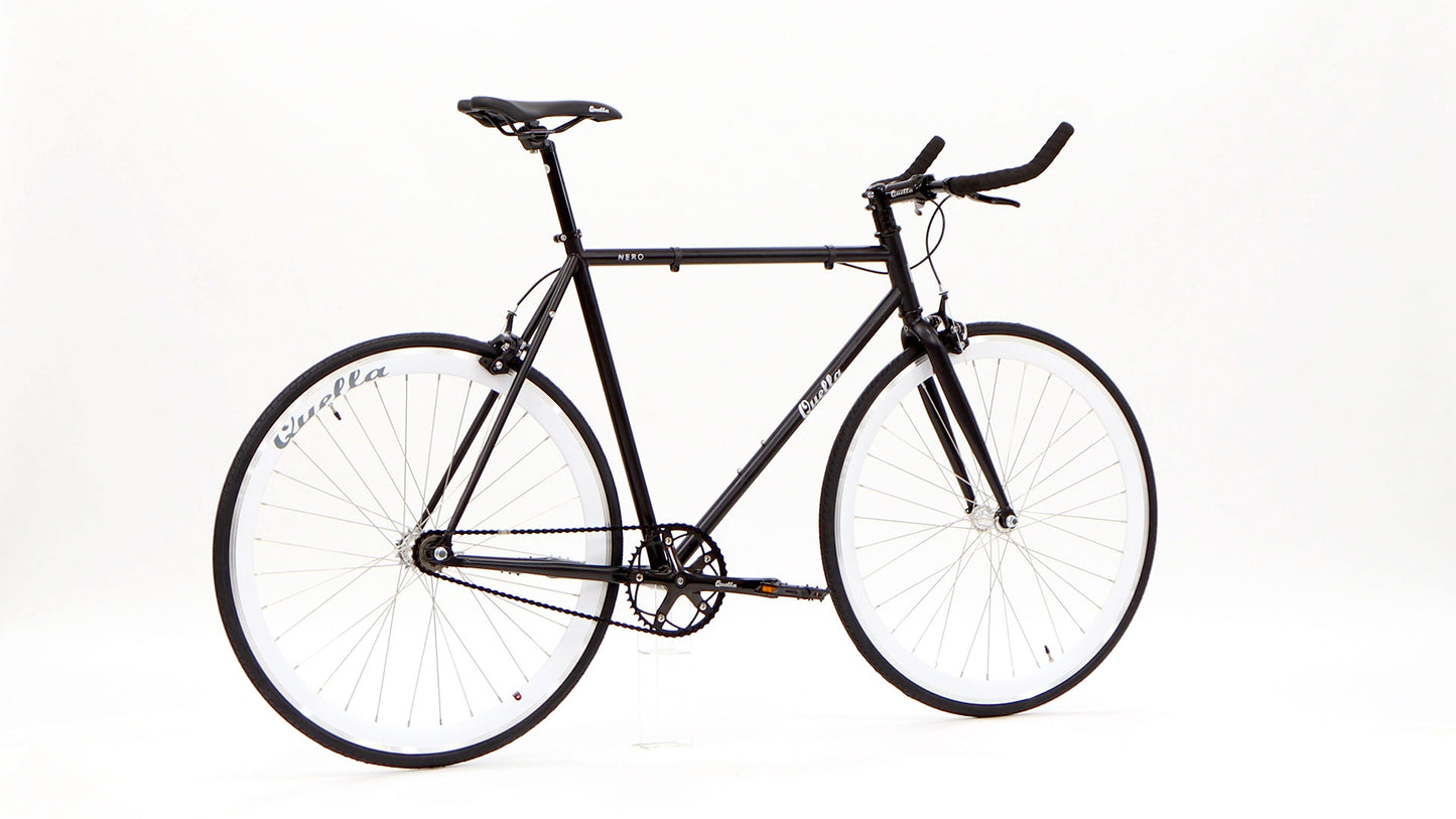 Nero Courier White Single Speed Bike