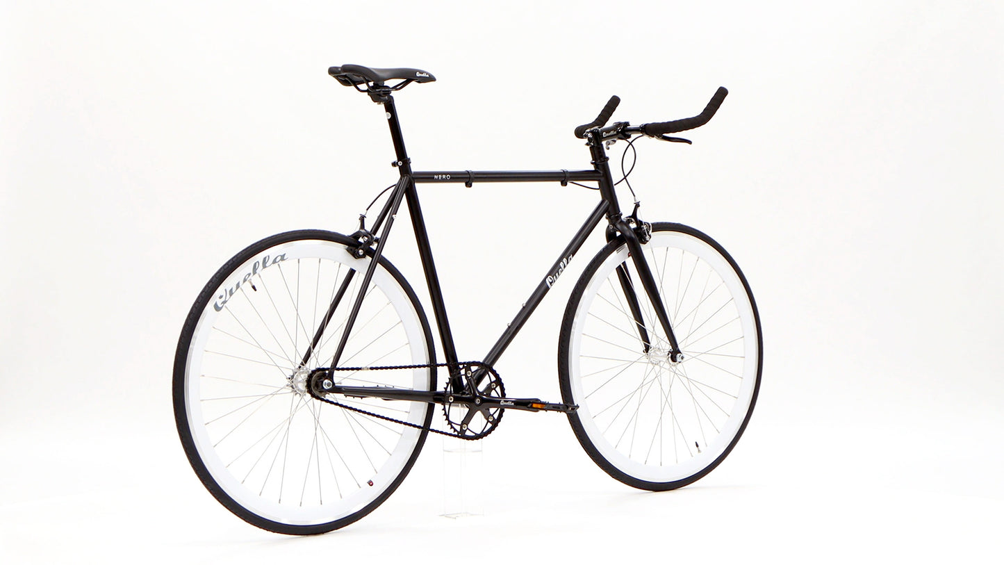 Nero Courier White Single Speed Bike