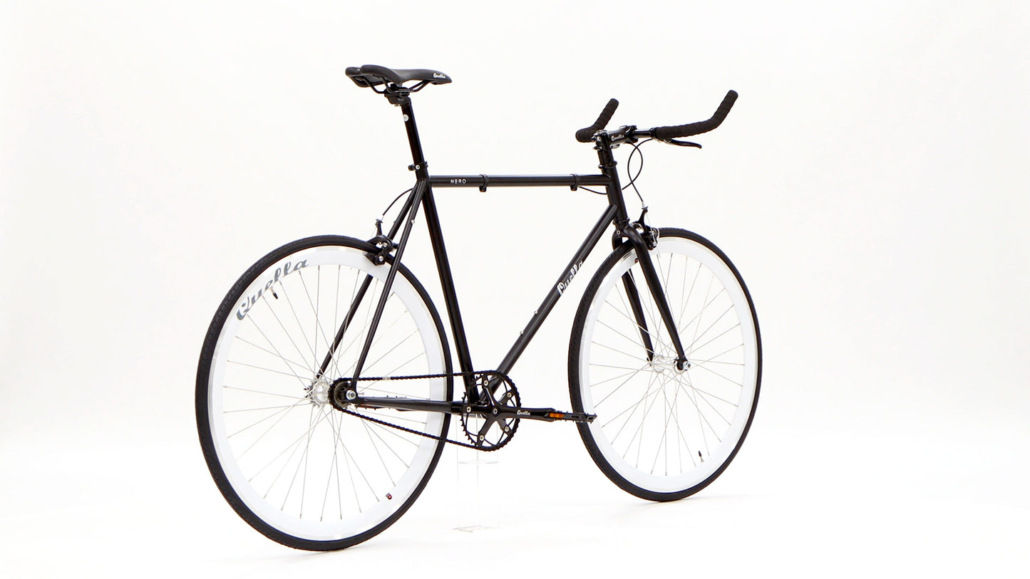 Nero Courier White Single Speed Bike