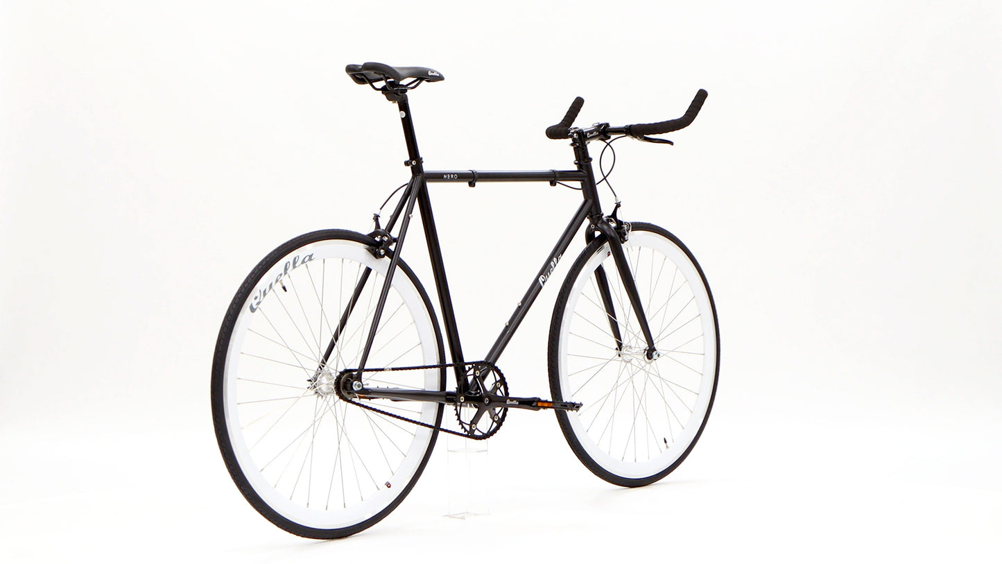 Nero Courier White Single Speed Bike