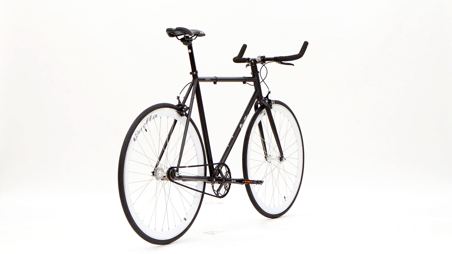 Nero Courier White Single Speed Bike