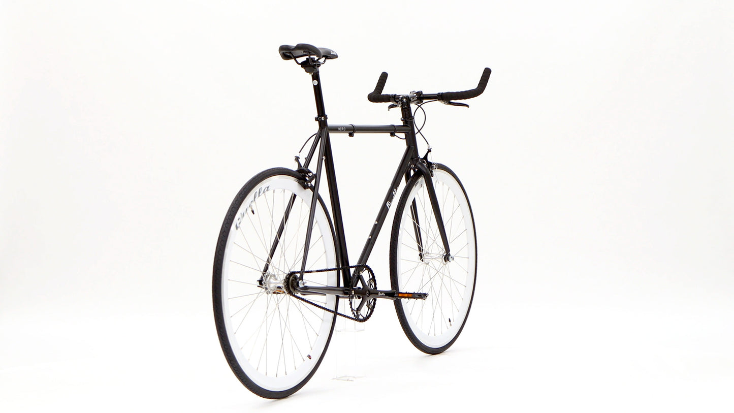 Nero Courier White Single Speed Bike