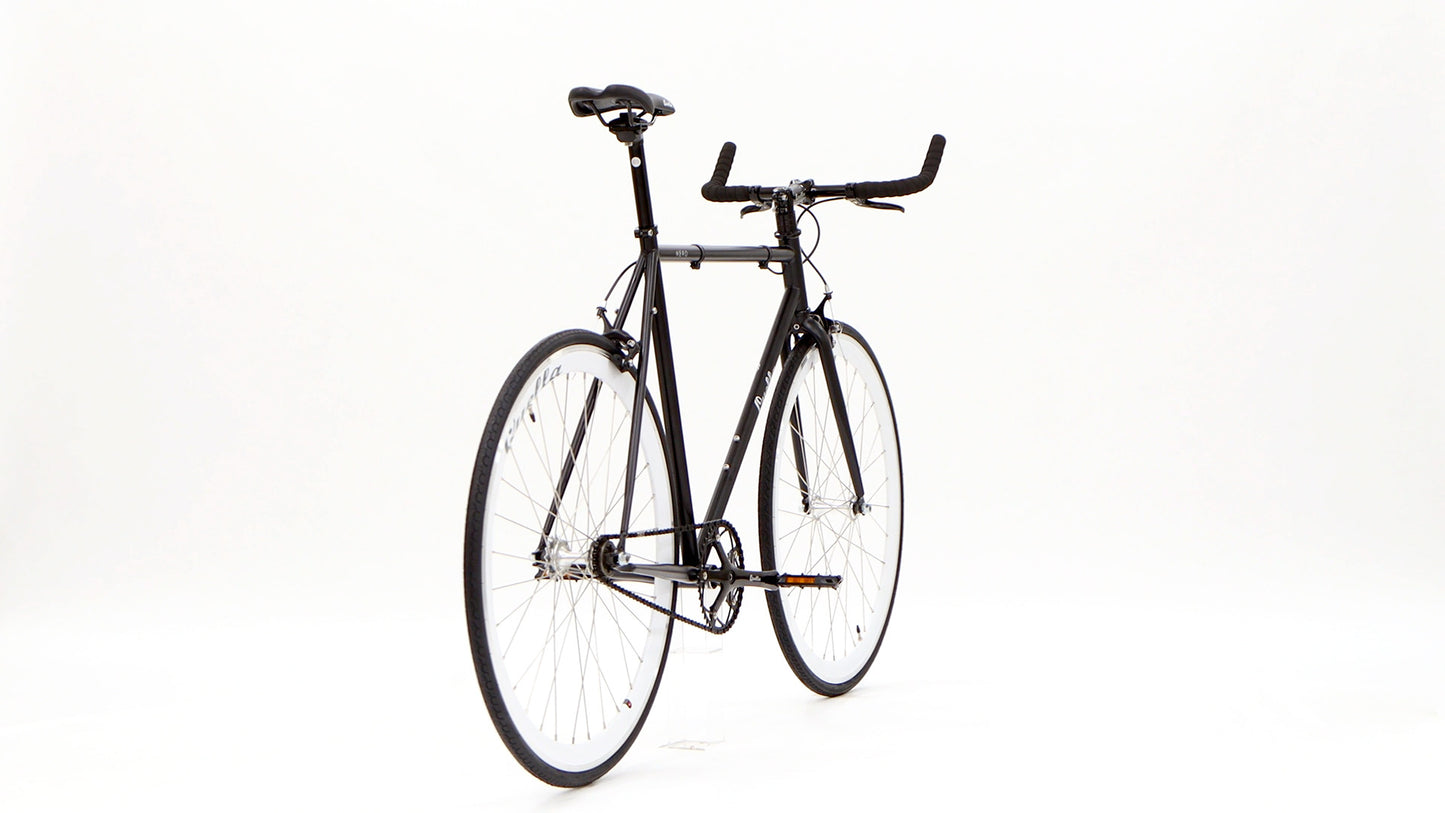 Nero Courier White Single Speed Bike