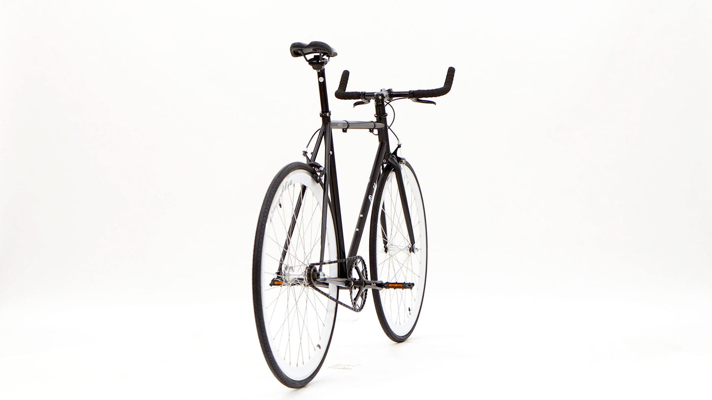 Nero Courier White Single Speed Bike