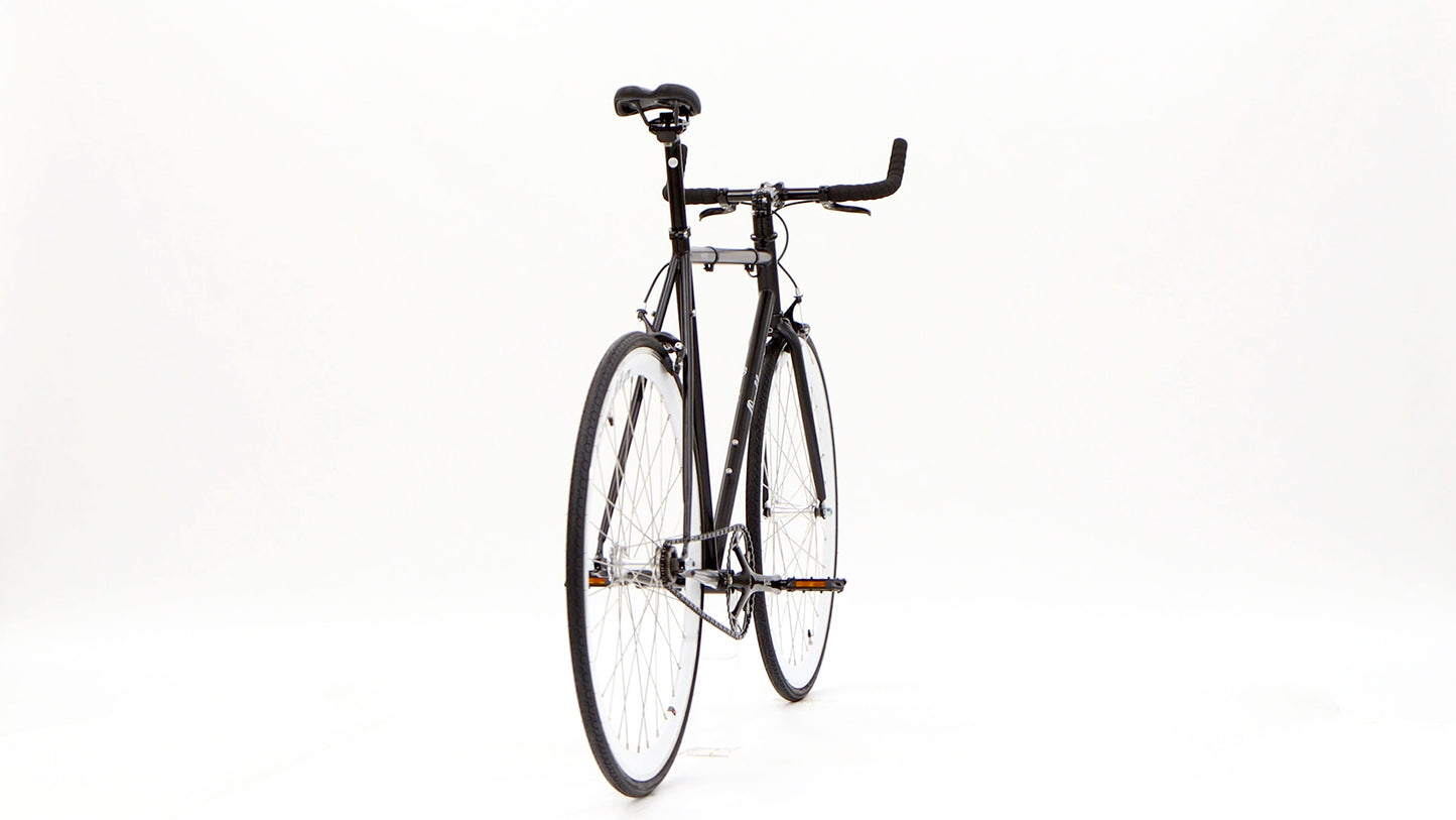 Nero Courier White Single Speed Bike