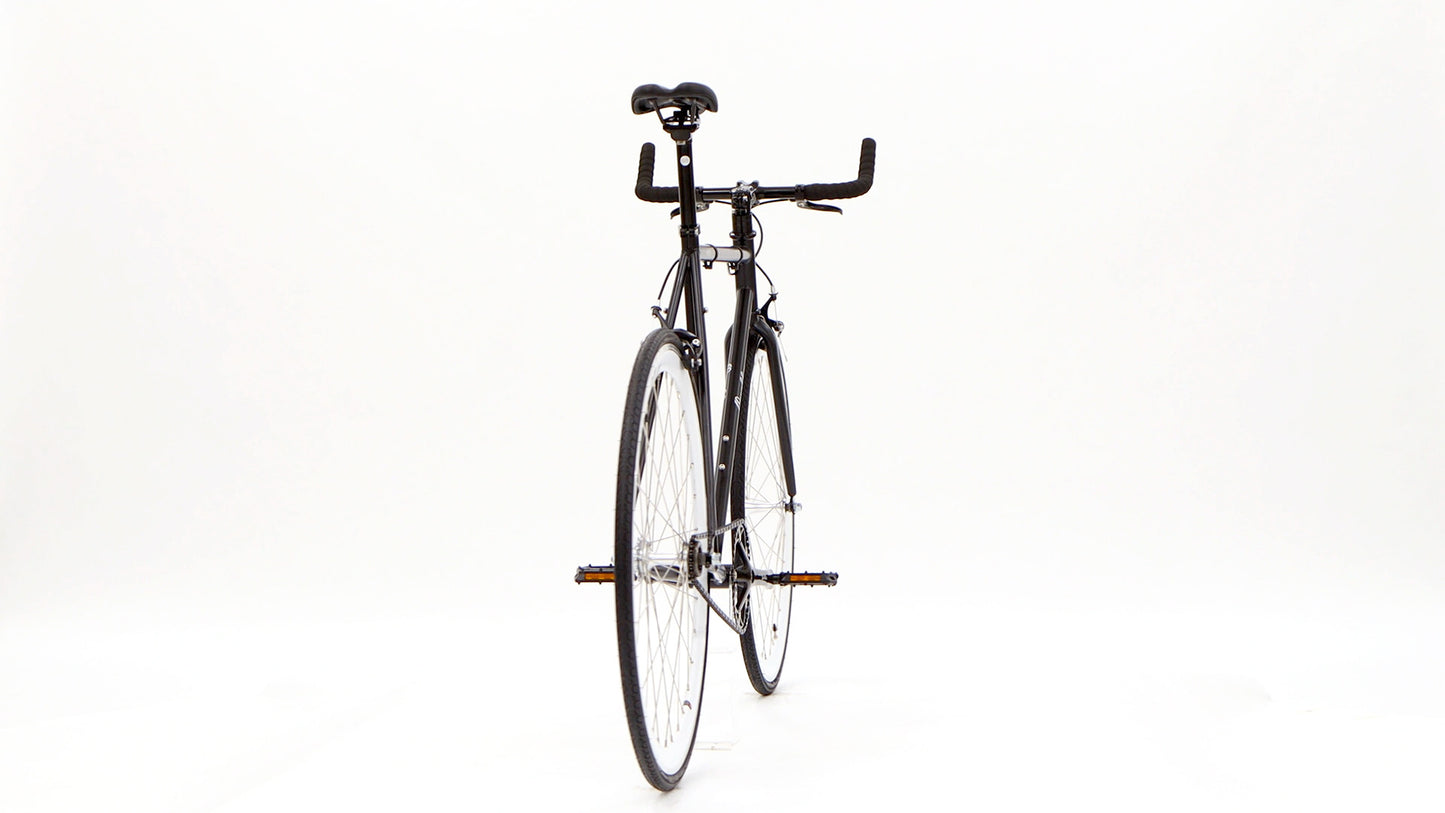 Nero Courier White Single Speed Bike