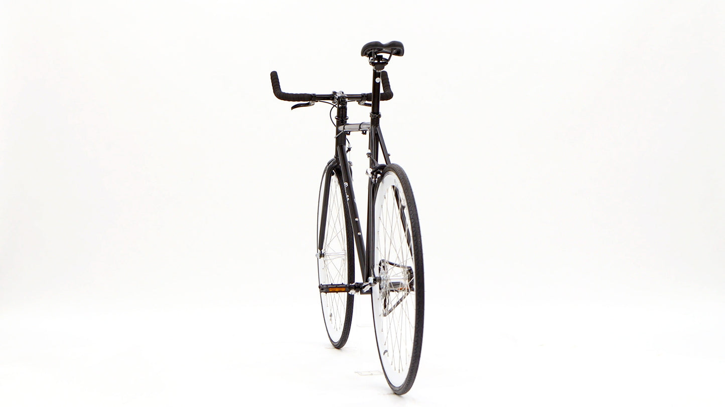 Nero Courier White Single Speed Bike