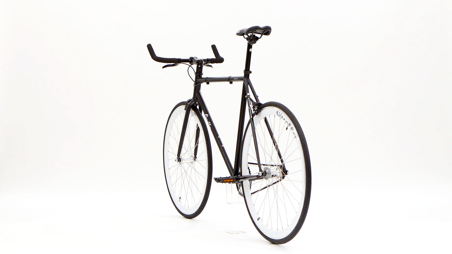 Nero Courier White Single Speed Bike