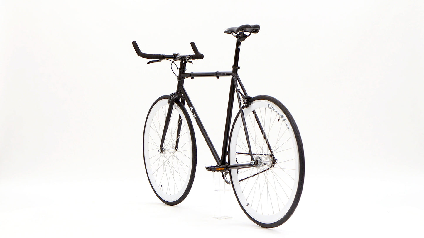 Nero Courier White Single Speed Bike