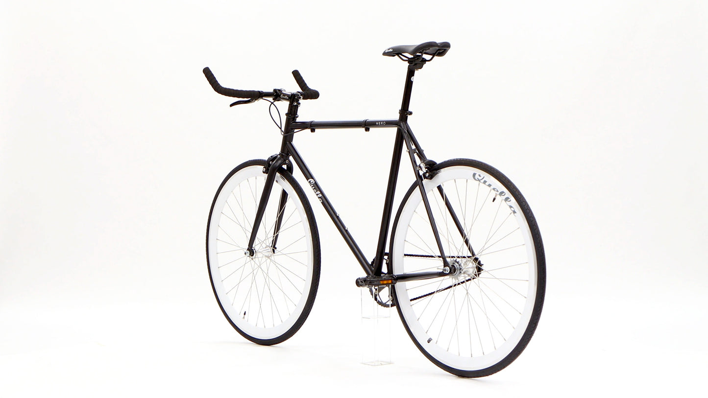 Nero Courier White Single Speed Bike