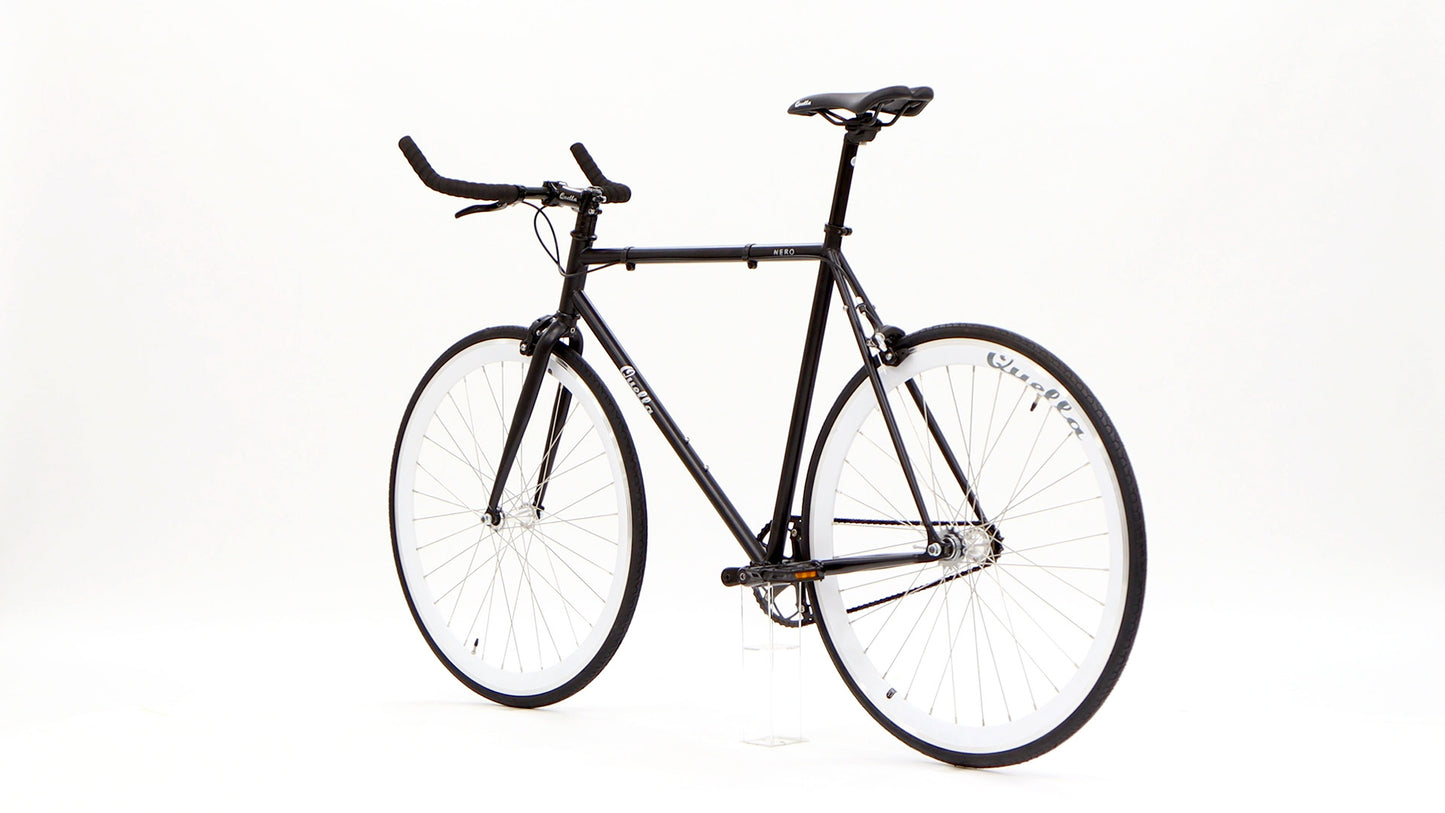 Nero Courier White Single Speed Bike