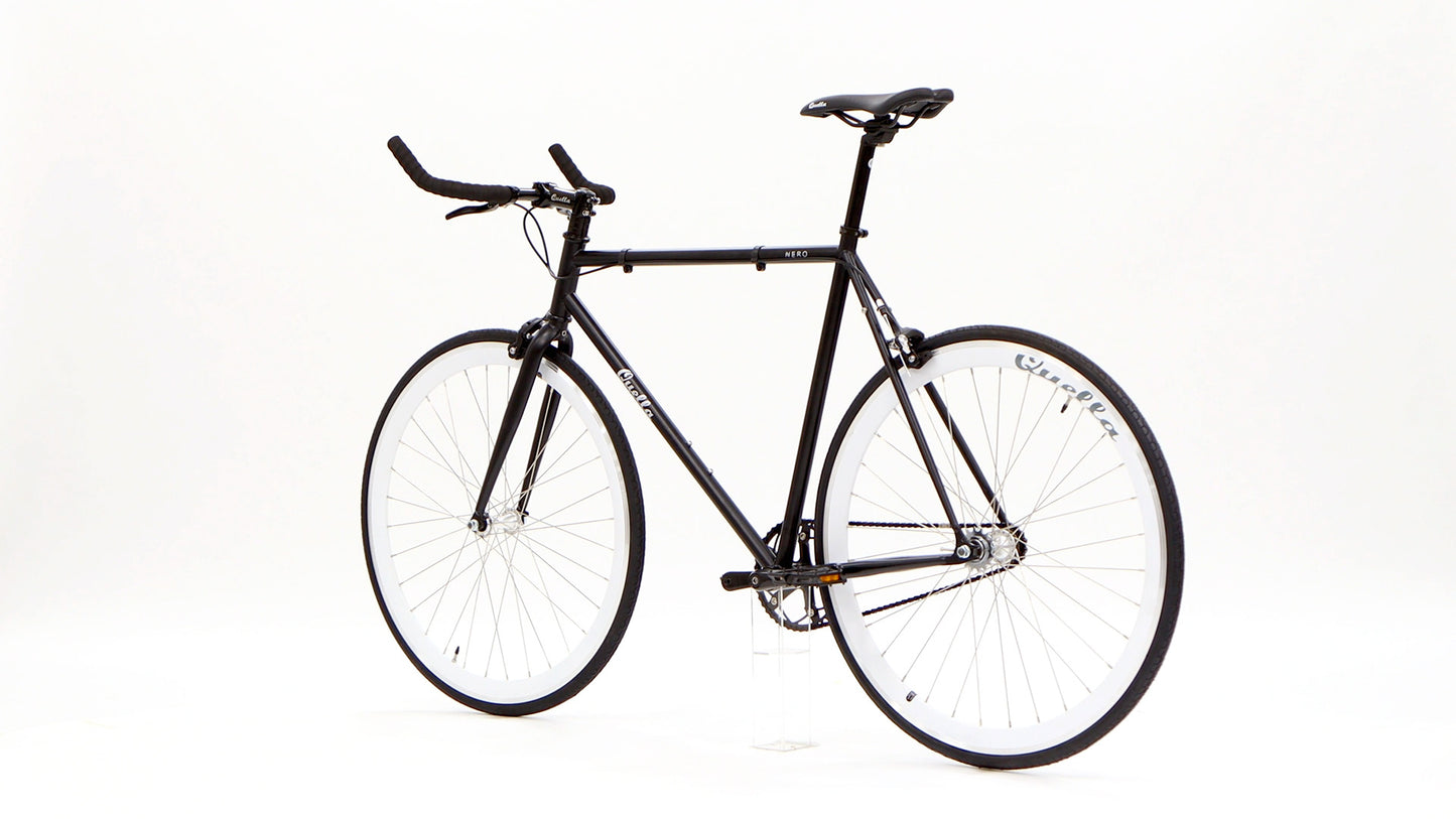 Nero Courier White Single Speed Bike