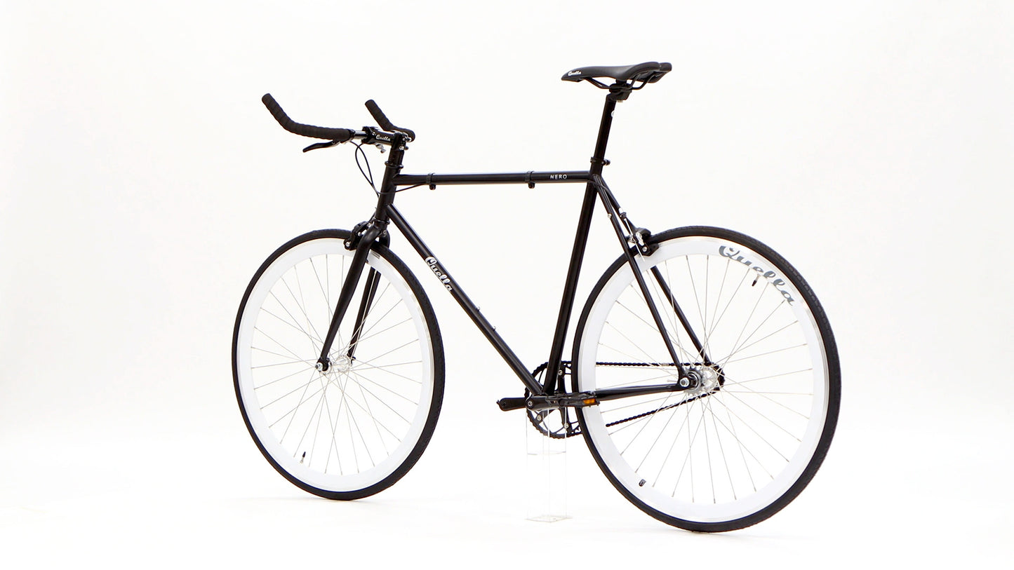 Nero Courier White Single Speed Bike