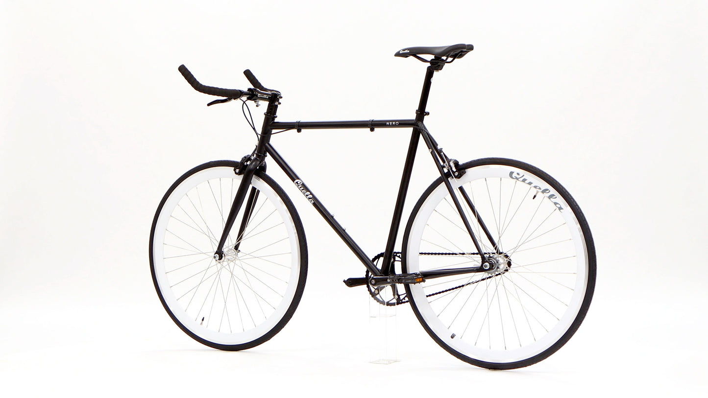 Nero Courier White Single Speed Bike