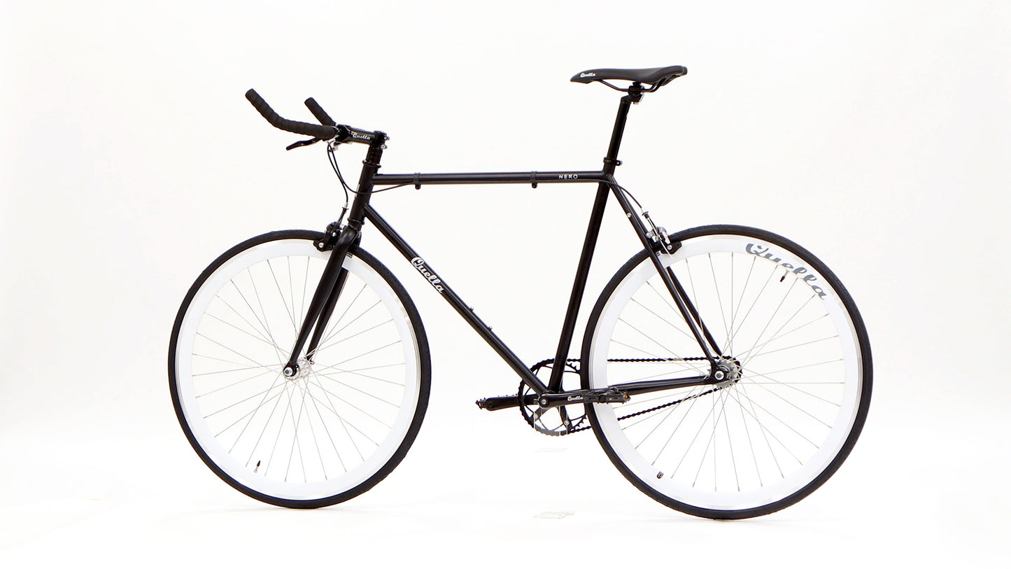 Nero Courier White Single Speed Bike