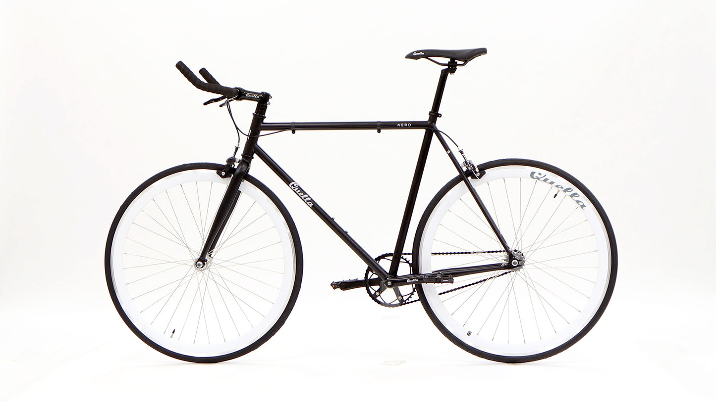 Nero Courier White Single Speed Bike