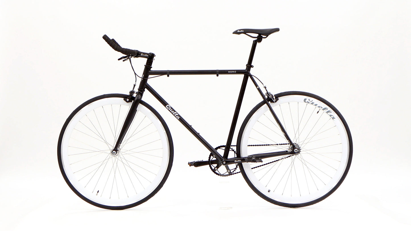 Nero Courier White Single Speed Bike