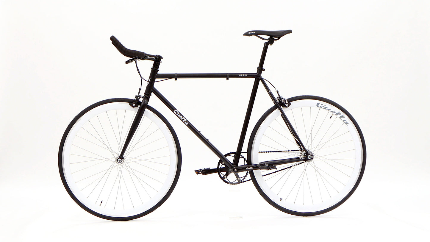 Nero Courier White Single Speed Bike