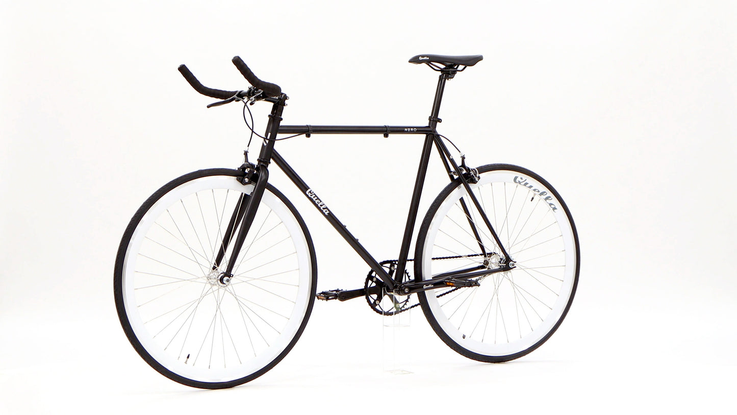 Nero Courier White Single Speed Bike